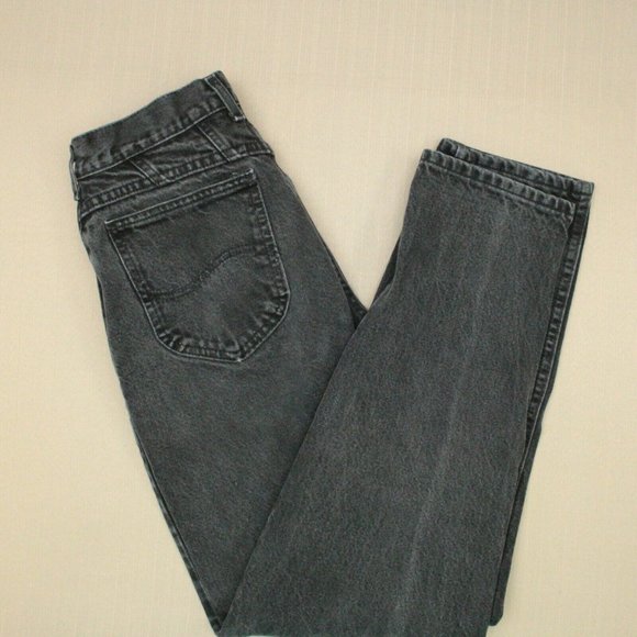 Vintage Lee High Waist Tapered Leg Mom Jeans Women's Size 12 Union Made In USA - Picture 5 of 9
